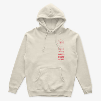 47 Mind Body Soul Natural Hoody